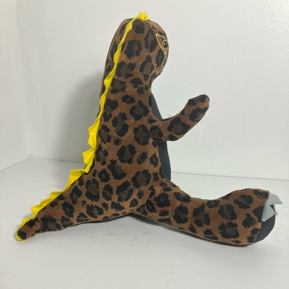 Plush Dinosaur Handmade Leopard fabric - Picture 6 of 9
